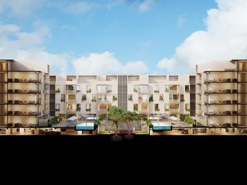 DEPARTAMENTO 2 RECÁMARAS Y TERRAZA EN ZONA SUR DE CANCÚN. PREVENTA.