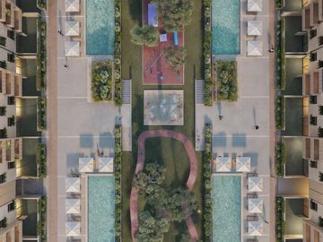 DEPARTAMENTO 2 RECÁMARAS Y TERRAZA EN ZONA SUR DE CANCÚN. PREVENTA.