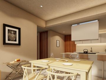 DEPARTAMENTO 2 RECÁMARAS Y TERRAZA EN ZONA SUR DE CANCÚN. PREVENTA.