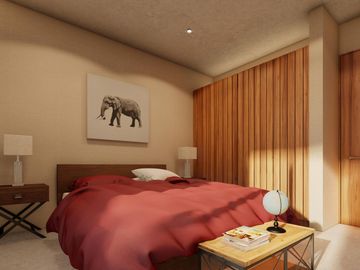 DEPARTAMENTO 2 RECÁMARAS Y TERRAZA EN ZONA SUR DE CANCÚN. PREVENTA.
