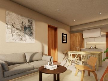 DEPARTAMENTO 2 RECÁMARAS Y TERRAZA EN ZONA SUR DE CANCÚN. PREVENTA.