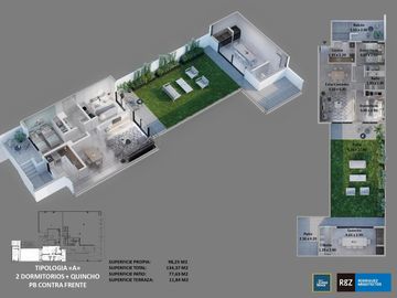 Venta en Casanova 5: 2 Dorm con amenities