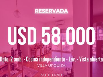 Departamento en Villa Urquiza