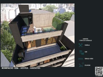 Departamento 3 ambientes c/ 2 balcones - Caballito - Venta