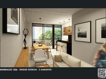 Departamento 3 ambientes c/ 2 balcones - Caballito - Venta
