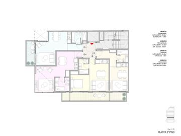 Departamento en  Venta 2 ambientes con suite y toilette   Cañitas