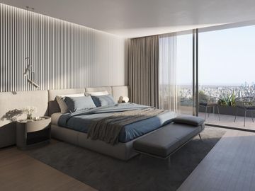Departamento en  Venta 2 ambientes con Terraza de 37 m2 en  suite y toilette    Cañitas