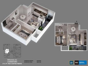 VENTA: Depto. 2 dorm con AMENITIES en GENERAL PAZ