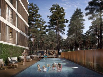 Departamento monoambiente en Venta en Pinamar con Parrilla y Gimnasio