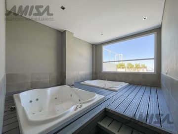 Vista Río, estrenar, departamento 3 dormitorios, amenities