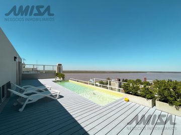 Vista Río, estrenar, departamento 3 dormitorios, amenities