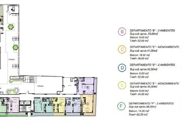 Departamento de dos ambientes en venta en Avellaneda