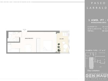 Departamento Venta Monoambiente a estrenar/ Amenities/ Villa Urquiza