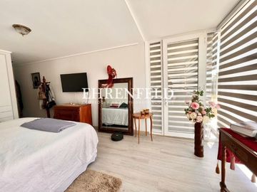 Bosques de Montemar, Concón. Departamento con amplio patio privado.