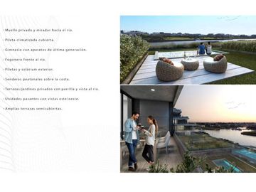 VENTA Departamento 4 Amb   Terraza  - Complejo Acqua Marinas - Nordelta - Tigre