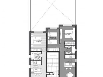 VENTA Departamento 2 dormitorios con terraza. Vista al parque