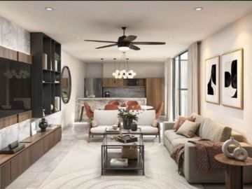 CASA EN VENTA MERIDA 1 PISO 1 RECAMARAS EN PRIVADA CAMPOCIELO YUCATAN