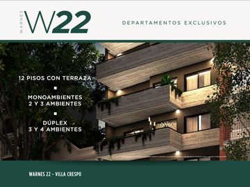 3 Ambientes de Pozo Balcón al Frente - Edificio de Categoría - Villa Crespo
