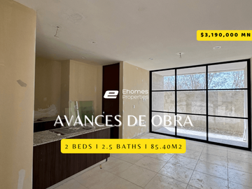 DEPARTAMENTO VENTA MÉRIDA, PLANTA BAJA,2 RECÁMARAS, AMENIDADES, CHOLUL. SEP 2025
