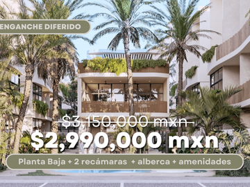 DEPARTAMENTO VENTA MÉRIDA, PLANTA BAJA,2 RECÁMARAS, AMENIDADES, CHOLUL. SEP 2025