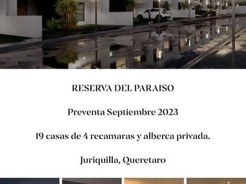 Venta de Casa en Querétaro, Preserve Juriquilla y con alberca privada