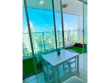 APARTAMENTO EN SAN FRANCISCO TERRAWIND 4REC 3B AMOBLADO 135M2