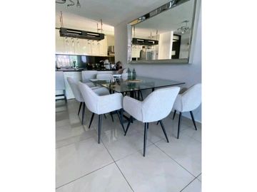 APARTAMENTO EN SAN FRANCISCO TERRAWIND 4REC 3B AMOBLADO 135M2