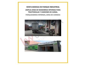 VENDO EN EXCLUSIVA BODEGA EN PARQUE INDUSTRIAL, EXCELENTE VITRINA , OFICINAS TERMINAL LOGÍSTICO  ACOPI, CON BASCULA-10021