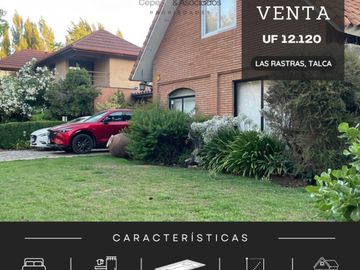 Se vende gran  casa en condominio., Las Rastras Talca