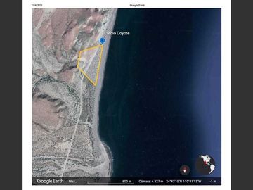 Terreno con Playa,  en Punta Coyote Baja California Sur,
