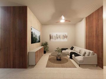 Preventa de casa moderna a 150m del mar en Chuburná Puerto