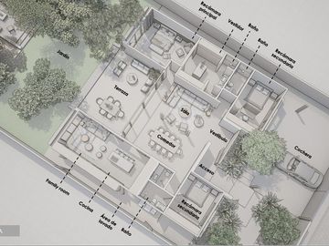 CASA DE UNA PLANTA VENTA VILLAS DEL MESON JURIQUILLA QUERETARO.