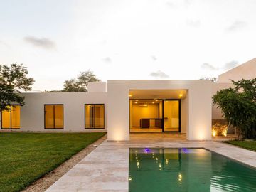 Casa Equipada de 1 piso en venta en Merida en privada Dzidzil Ha