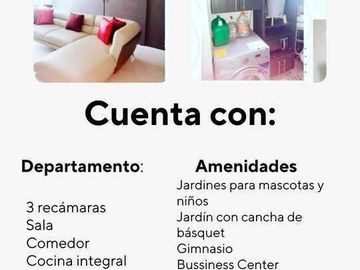 DEPARTAMENTO EN VENTA EN PASEOS DEL BOSQUE