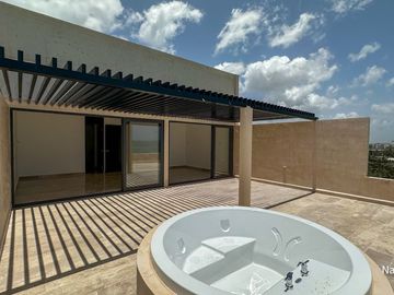Penthouse en venta frente al mar en Navela 401 | 2 plantas | Telchac Yucatán.