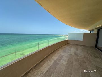 Penthouse en venta frente al mar en Navela 401 | 2 plantas | Telchac Yucatán.