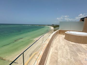 Penthouse en venta frente al mar en Navela 401 | 2 plantas | Telchac Yucatán.