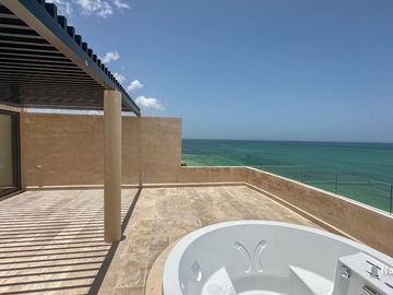 Penthouse en venta frente al mar en Navela 401 | 2 plantas | Telchac Yucatán.