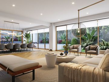 PROYECTO DE DEPARTAMENTO EN ZONA DE PARQUES PRIVADOS EN SAN ISIDRO