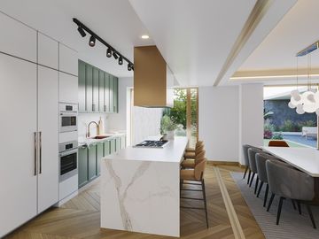 PROYECTO DE DEPARTAMENTO EN ZONA DE PARQUES PRIVADOS EN SAN ISIDRO