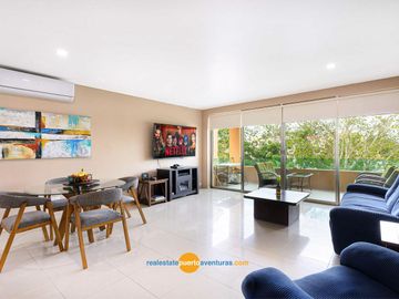 Departamento de 3 Recámaras Frente a la Marina- Puerto Aventuras