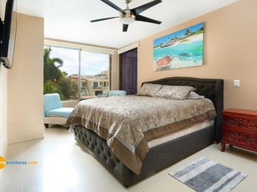 Departamento de 3 Recámaras Frente a la Marina- Puerto Aventuras