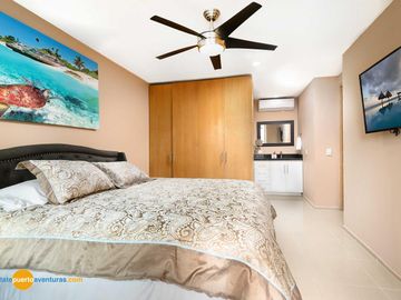 Departamento de 3 Recámaras Frente a la Marina- Puerto Aventuras