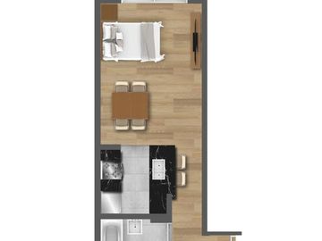 Departamento en venta en Zona Río, Rosario Monoambiente c/ excelente calidad constructiva!