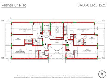 Próximo a Estrenar - Venta Departamento Apto Profesional de 2 Ambientes en Palermo Soho