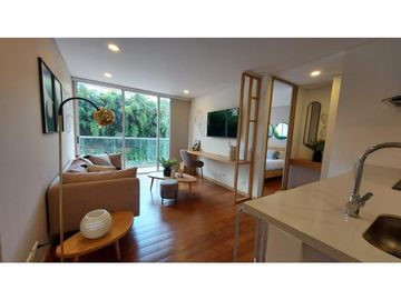Apartamento amoblado  en venta acabados modernos sector El Campestre