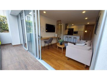 Apartamento amoblado  en venta acabados modernos sector El Campestre
