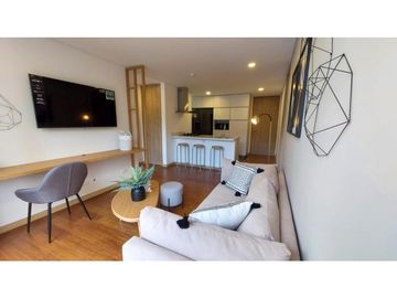 Apartamento amoblado  en venta acabados modernos sector El Campestre