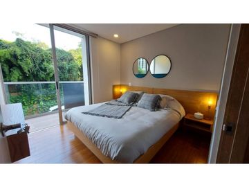 Apartamento amoblado  en venta acabados modernos sector El Campestre