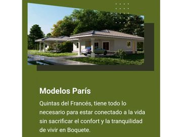 VENDO.CASAS NUEVAS EN.EL FRANCES.BOQUETE